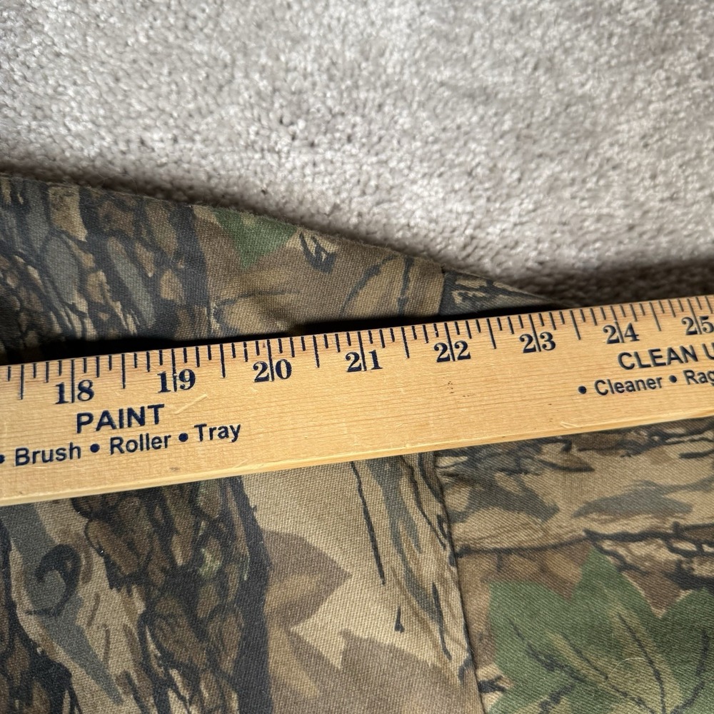 Vintage Deer River Coveralls Men's XL Camo TREBARK Hunting Outdoors USA 90s - Picture 10 of 15